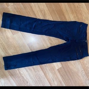 Navy blue jegging Size L with zipper details